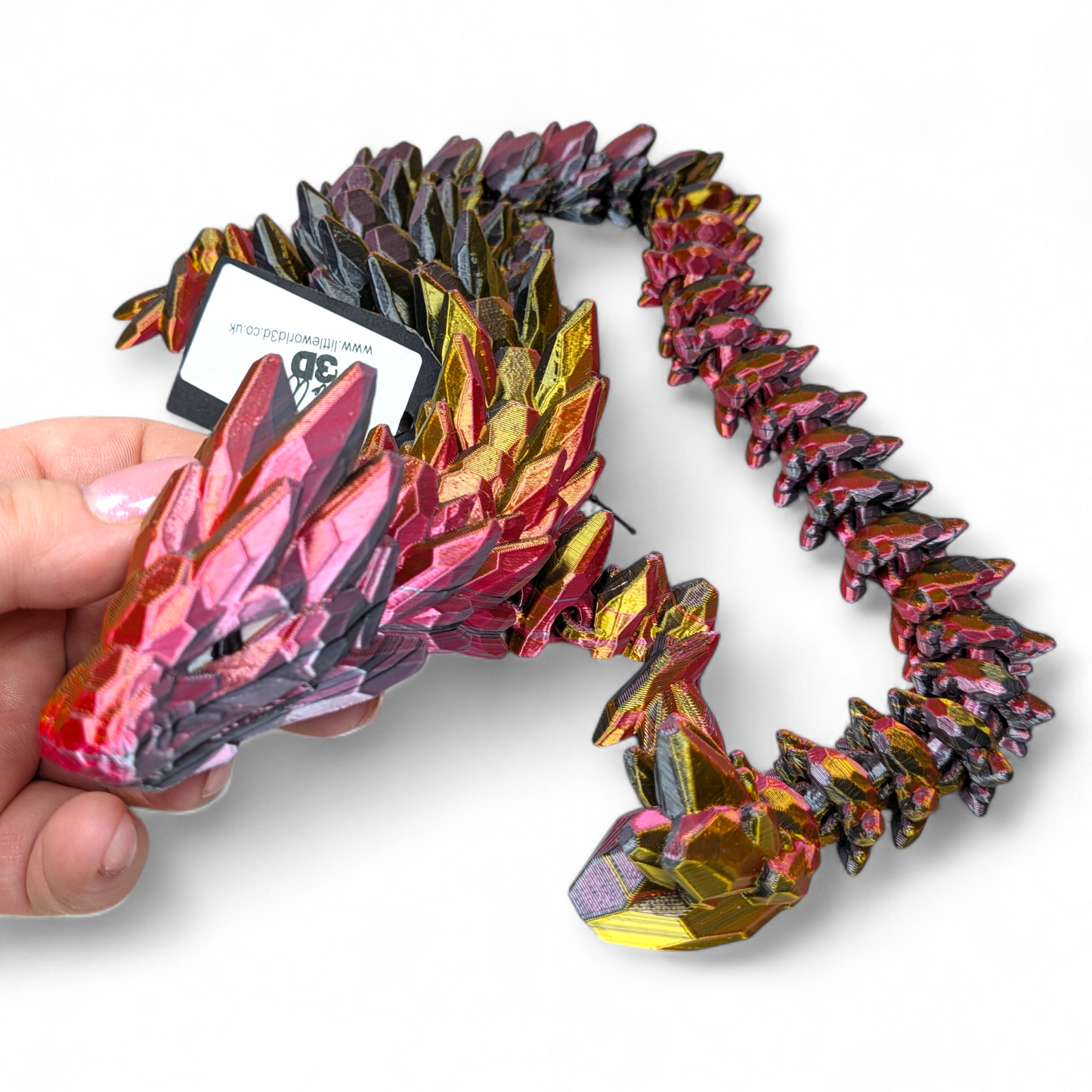 Gemstone Dragon – A Majestic 3D-Printed Fantasy Creation
