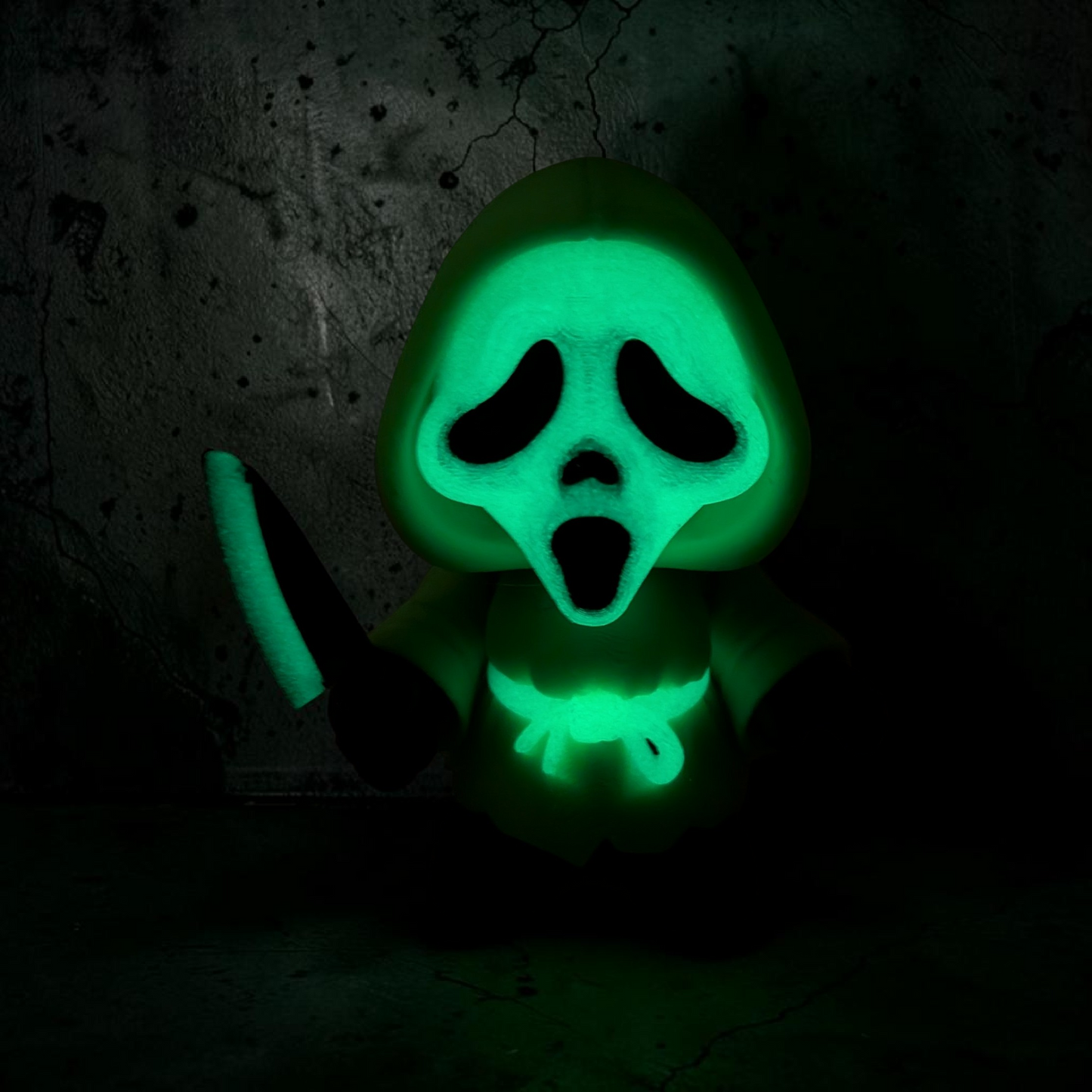 🎃 Chibi Ghost Face — Cute & Creepy Halloween Collectable