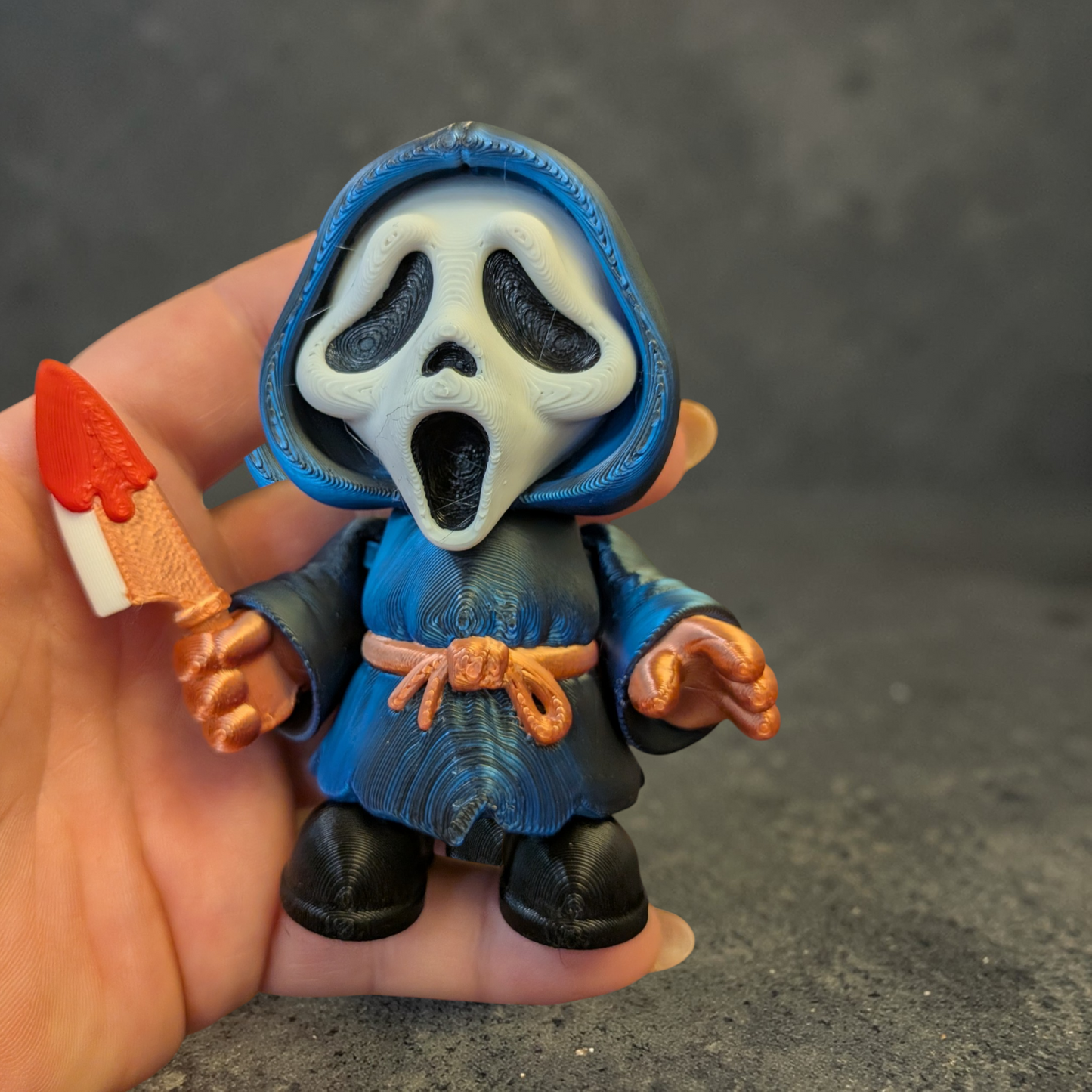 🎃 Chibi Ghost Face — Cute & Creepy Halloween Collectable