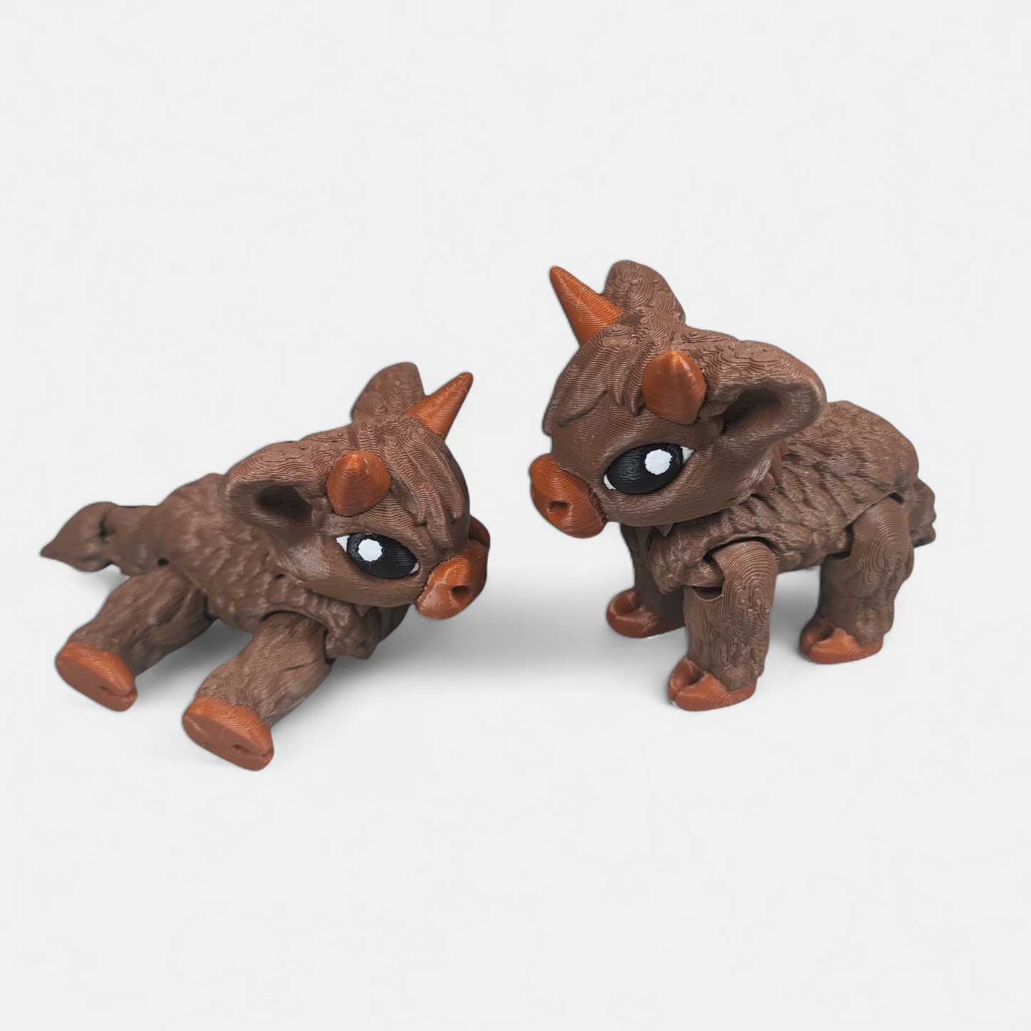 Highland Cow – 3D Printed Decorative Model by Cinderwing3D