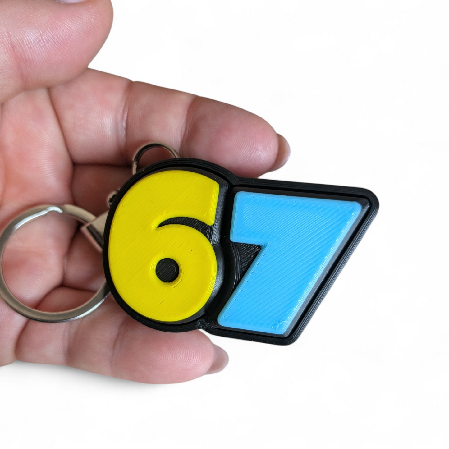 67 Clicker Key Ring — Fun Fidget Number Clicker