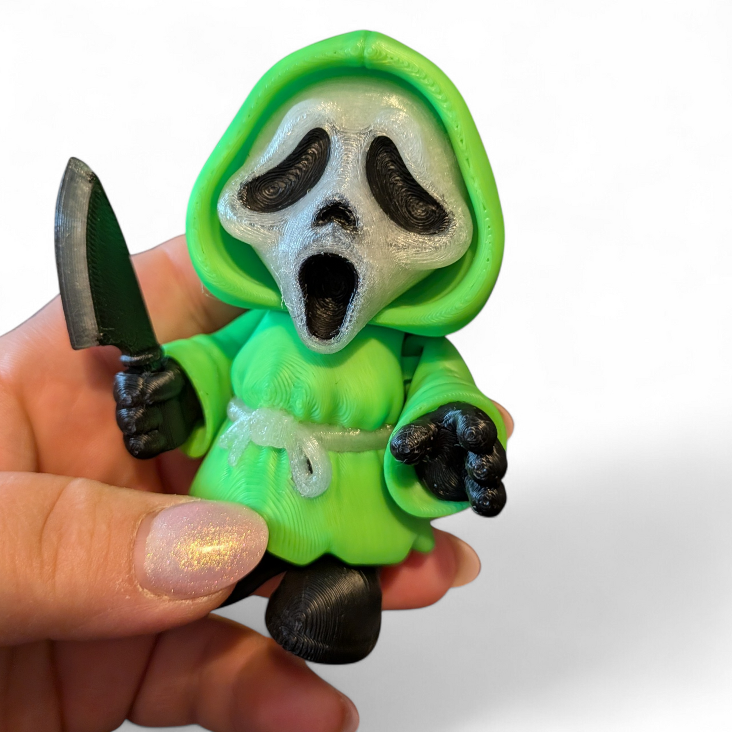 🎃 Chibi Ghost Face — Cute & Creepy Halloween Collectable